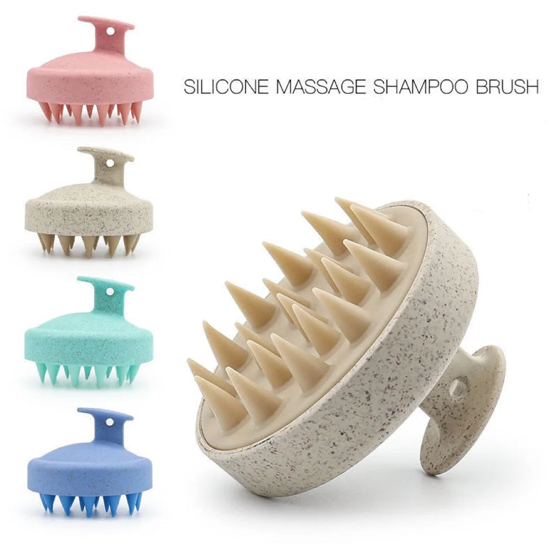 Silicone Scalp Massager & Shampoo Brush