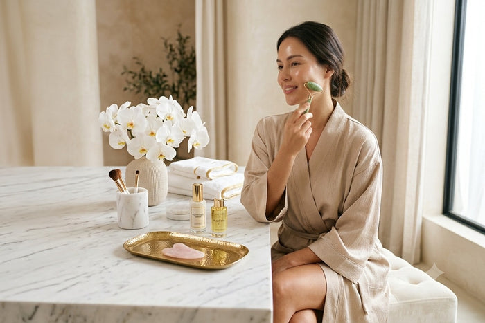 Your 5-minute at-home facial routine.